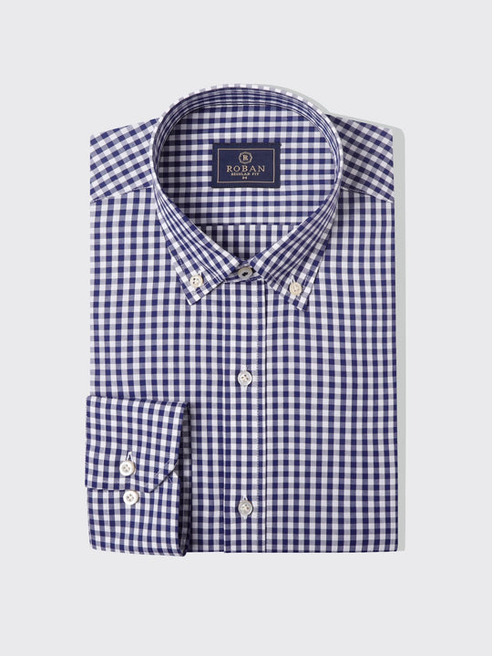CHECKED COTTON REGULAR FIT SHIRT - Roban