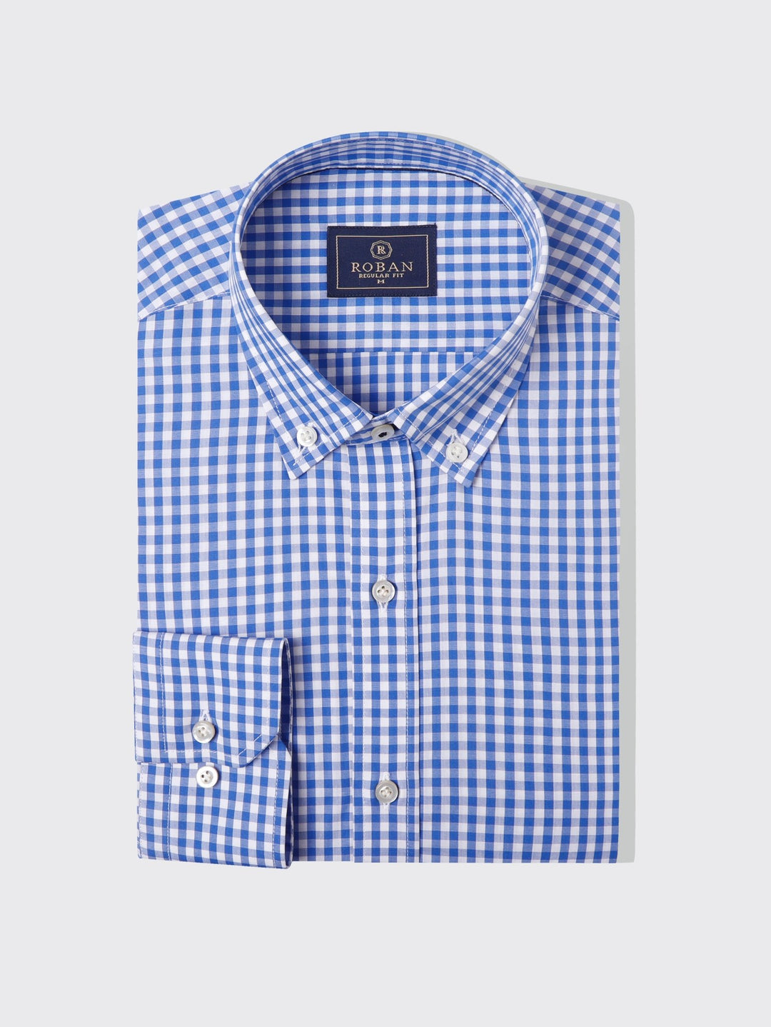 CHECKED COTTON REGULAR FIT SHIRT - Roban