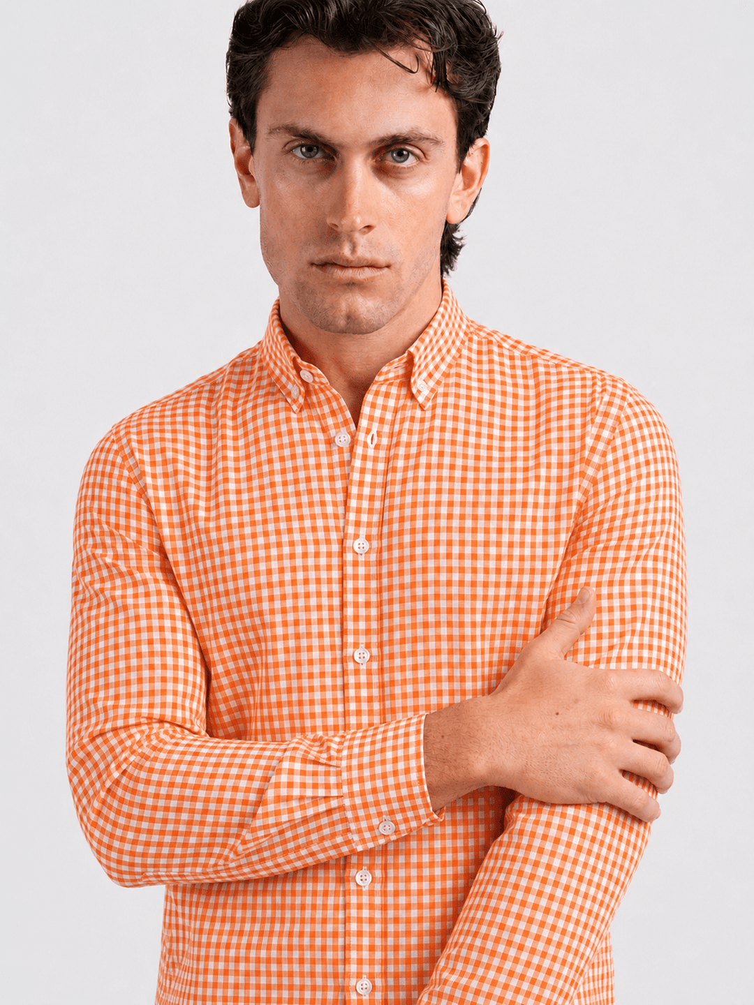 CHECKED COTTON REGULAR FIT SHIRT - Roban