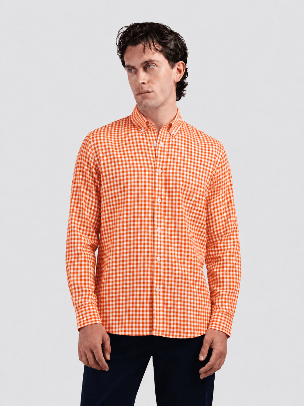 CHECKED COTTON REGULAR FIT SHIRT - Roban