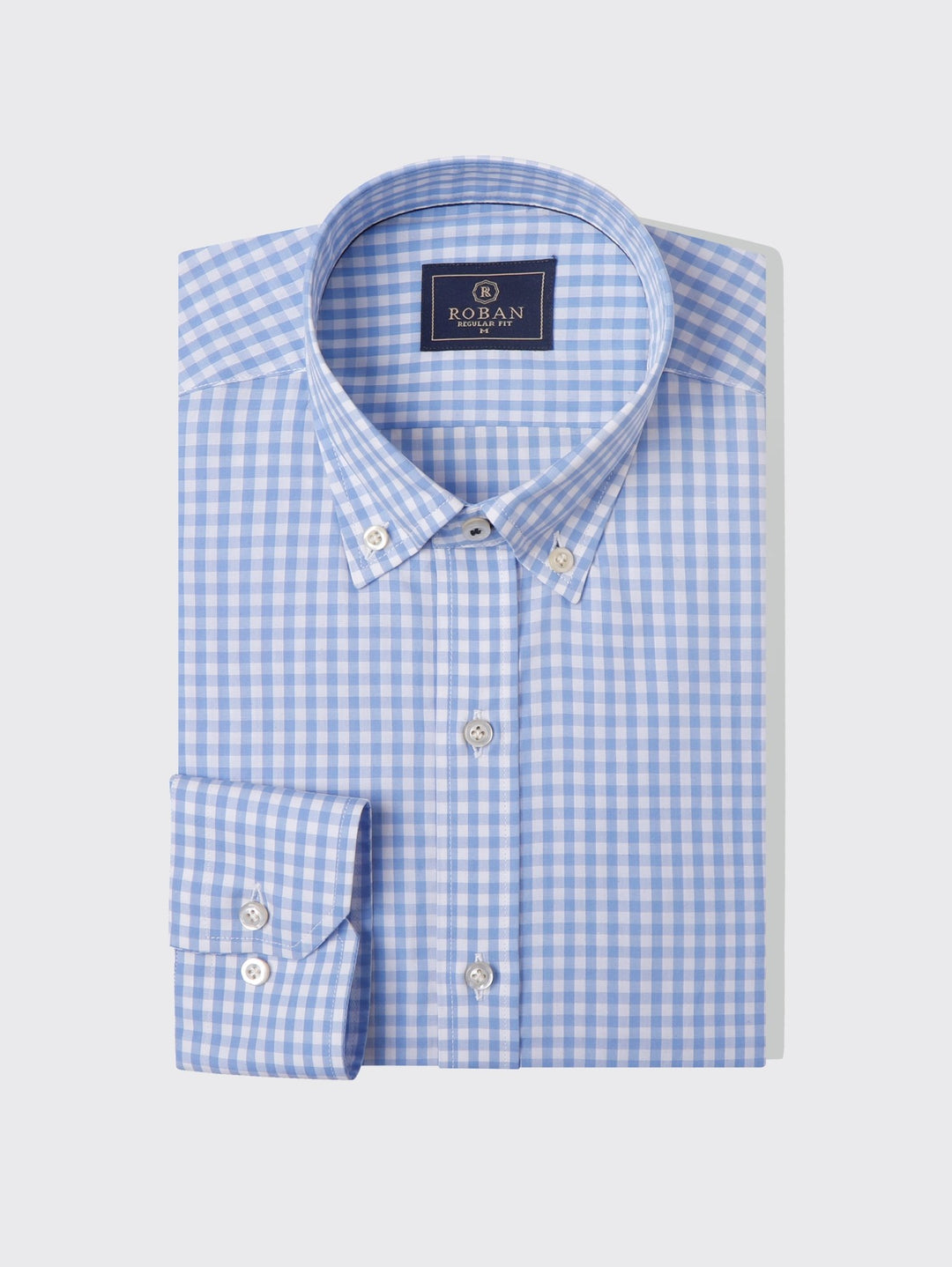 CHECKED COTTON REGULAR FIT SHIRT - Roban