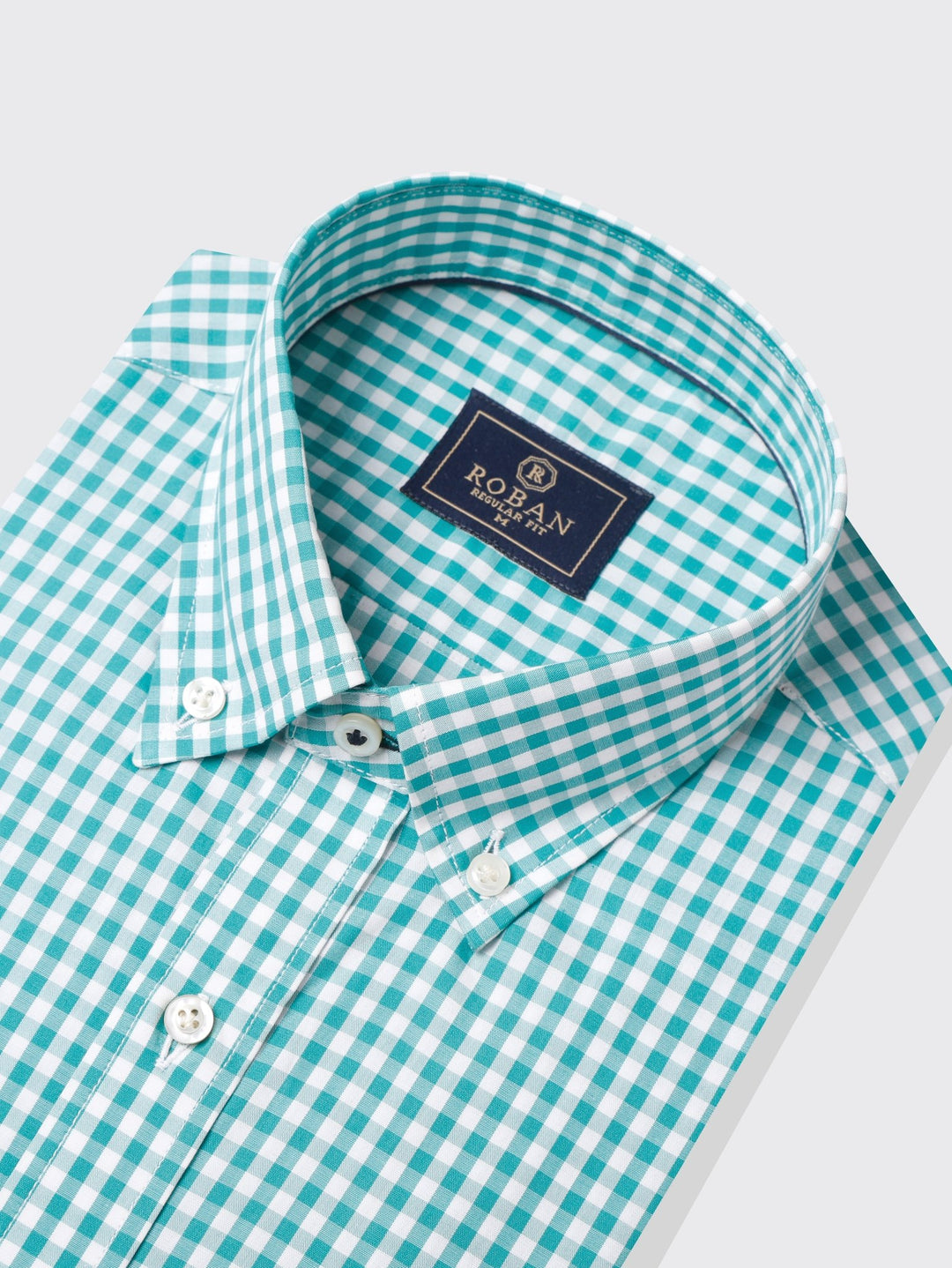 CHECKED COTTON REGULAR FIT SHIRT - Roban