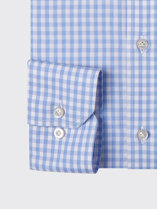CHECKED COTTON REGULAR FIT SHIRT - Roban