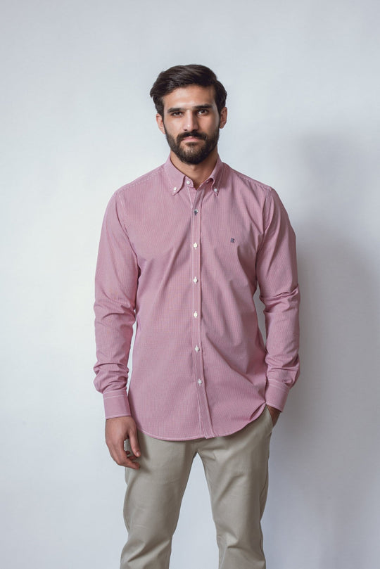 CHECKED POPLIN SHIRT - Roban