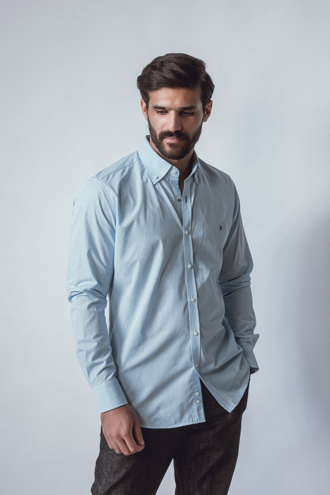 CHECKED POPLIN SHIRT - Roban