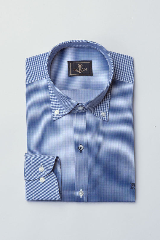 CHECKED POPLIN SHIRT - Roban