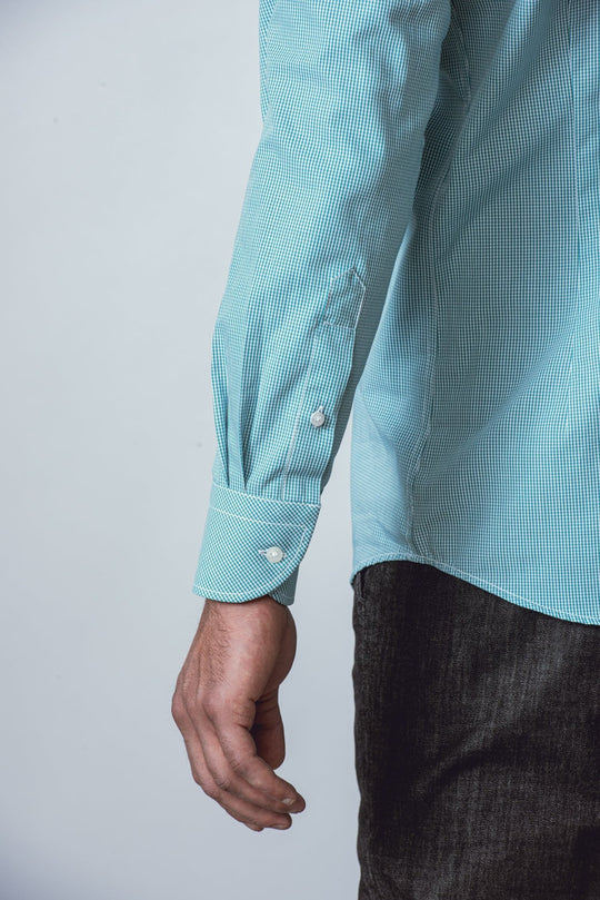 CHECKED POPLIN SHIRT - Roban