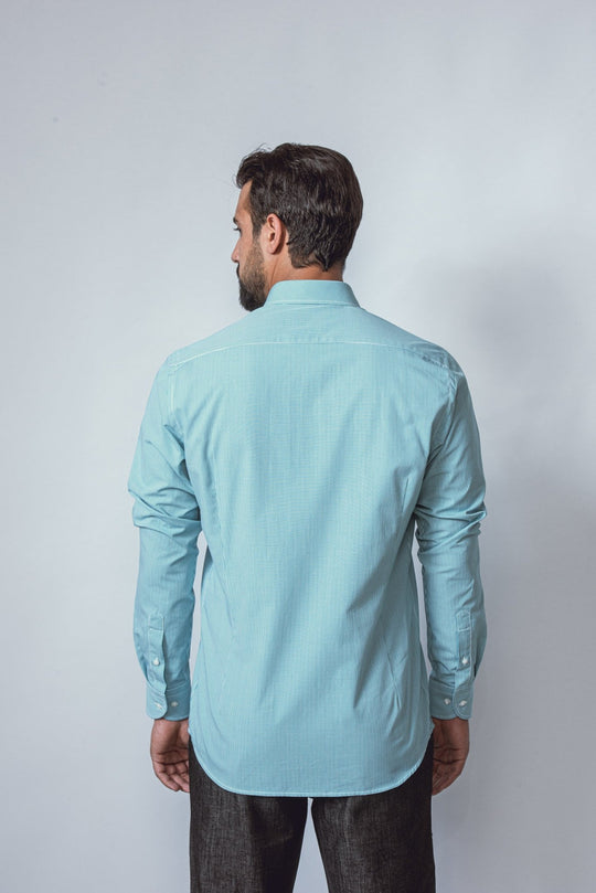 CHECKED POPLIN SHIRT - Roban
