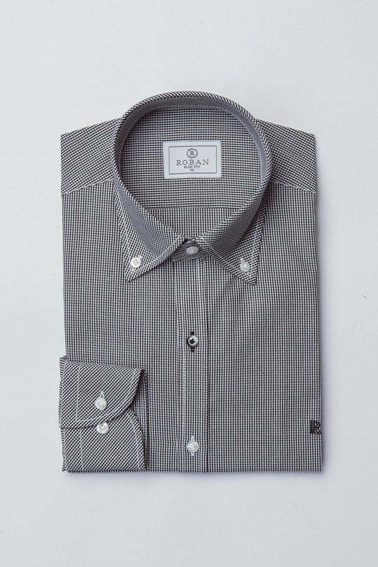 CHECKED POPLIN SHIRT - Roban