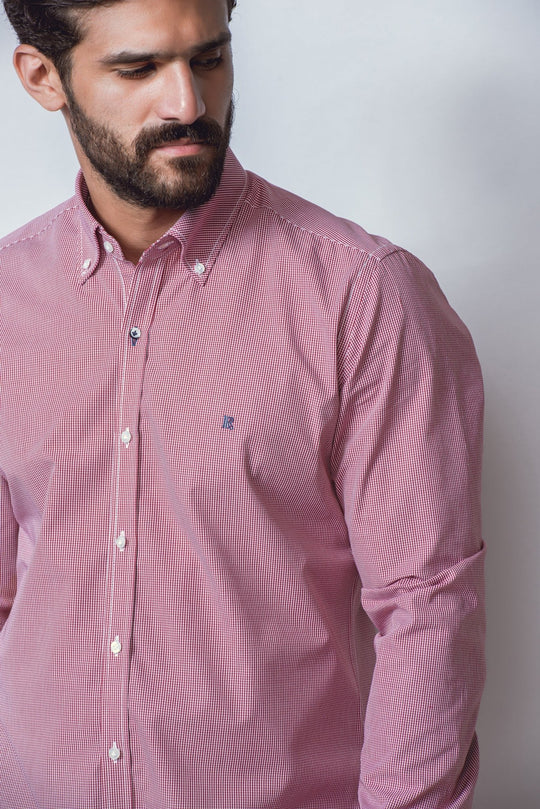 CHECKED POPLIN SHIRT - Roban