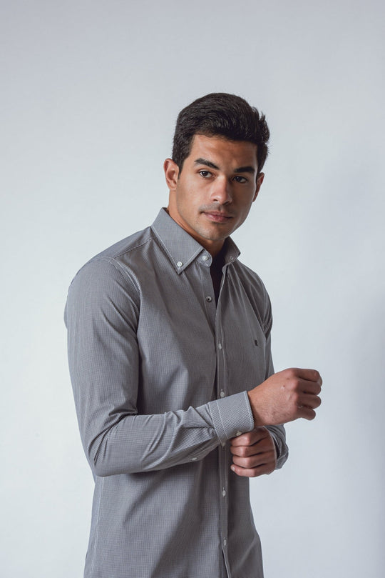 CHECKED POPLIN SHIRT - Roban