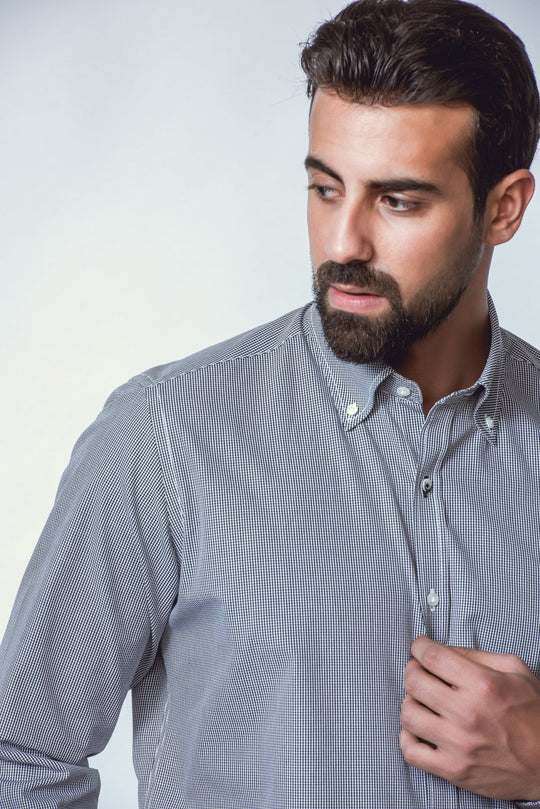 CHECKED POPLIN SHIRT - Roban