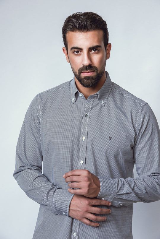 CHECKED POPLIN SHIRT - Roban