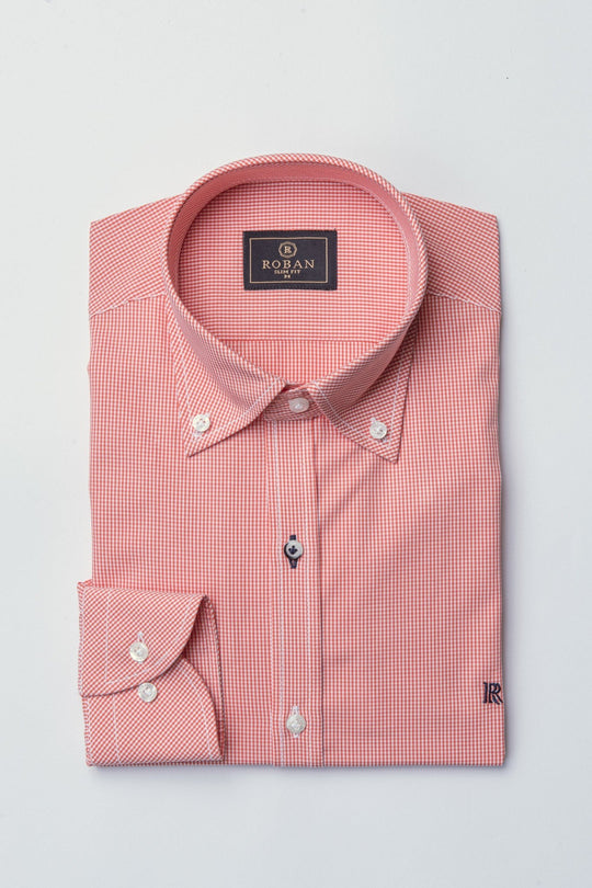 CHECKED POPLIN SHIRT - Roban