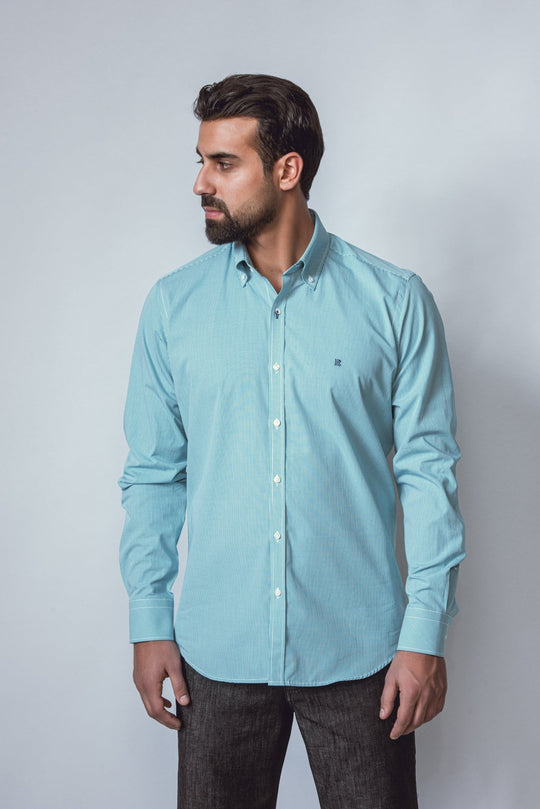 CHECKED POPLIN SHIRT - Roban