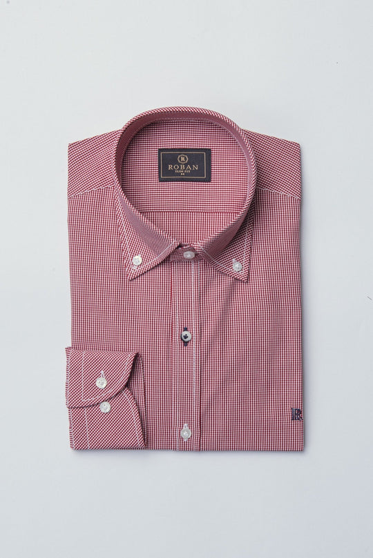 CHECKED POPLIN SHIRT - Roban
