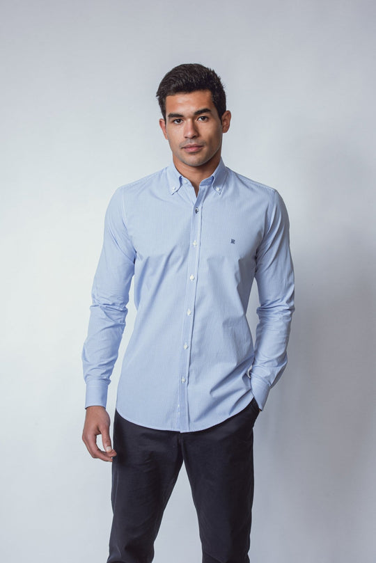 CHECKED POPLIN SHIRT - Roban