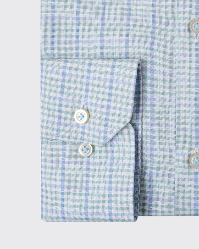 CHECKED REGULAR FIT COTTON SHIRT - Roban
