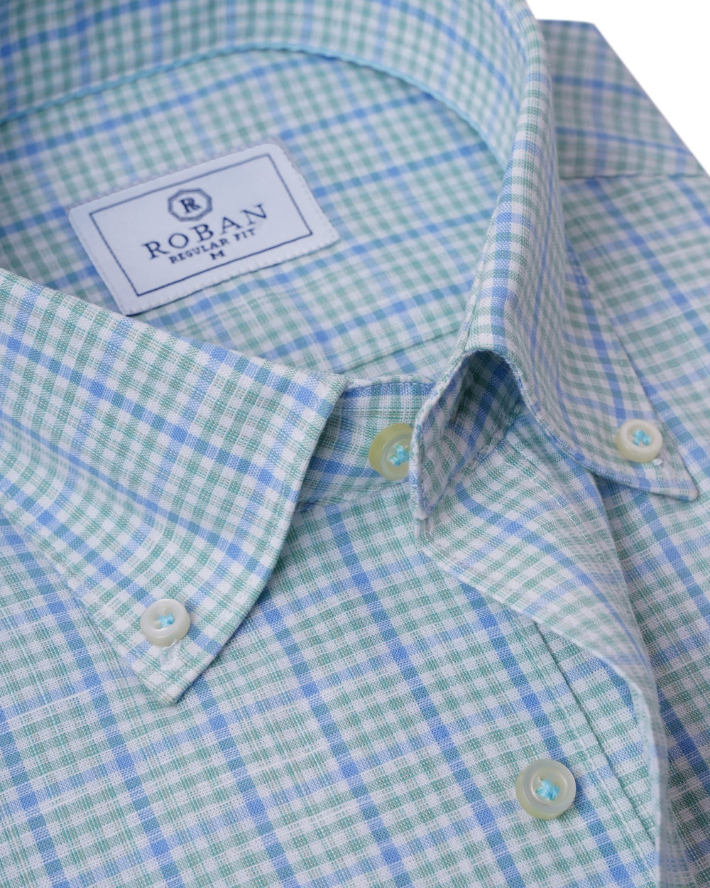 CHECKED REGULAR FIT COTTON SHIRT - Roban