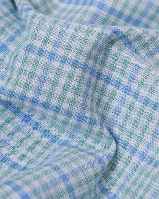CHECKED REGULAR FIT COTTON SHIRT - Roban