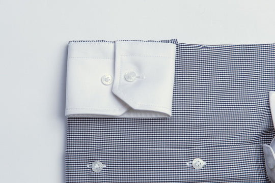 CHECKED REGULAR FIT POPLIN SHIRT - Roban