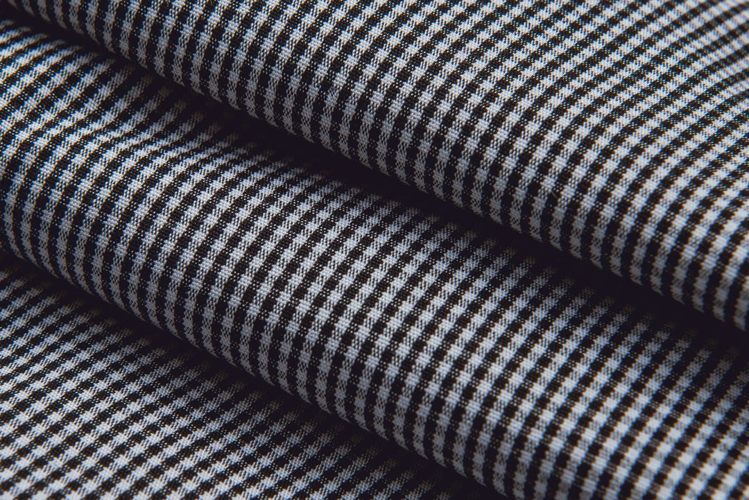 CHECKED REGULAR FIT POPLIN SHIRT - Roban