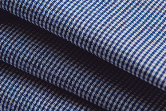 CHECKED REGULAR FIT POPLIN SHIRT - Roban