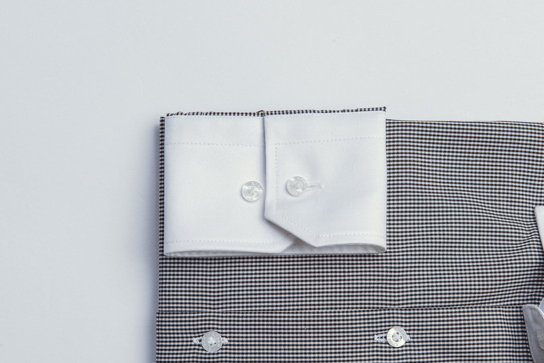 CHECKED REGULAR FIT POPLIN SHIRT - Roban