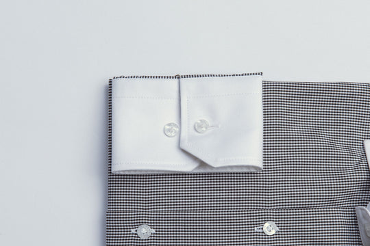 CHECKED REGULAR FIT POPLIN SHIRT - Roban