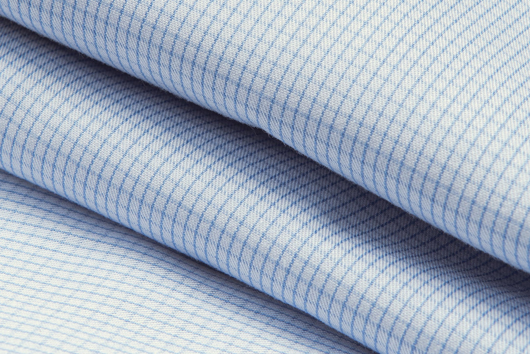 CHECKED REGULAR FIT POPLIN SHIRT - Roban