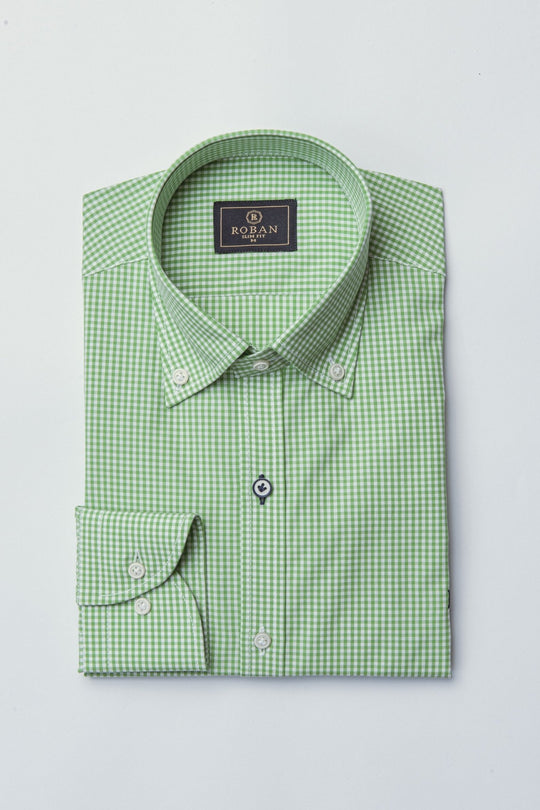 CHECKED SLIM FIT SHIRT - Roban