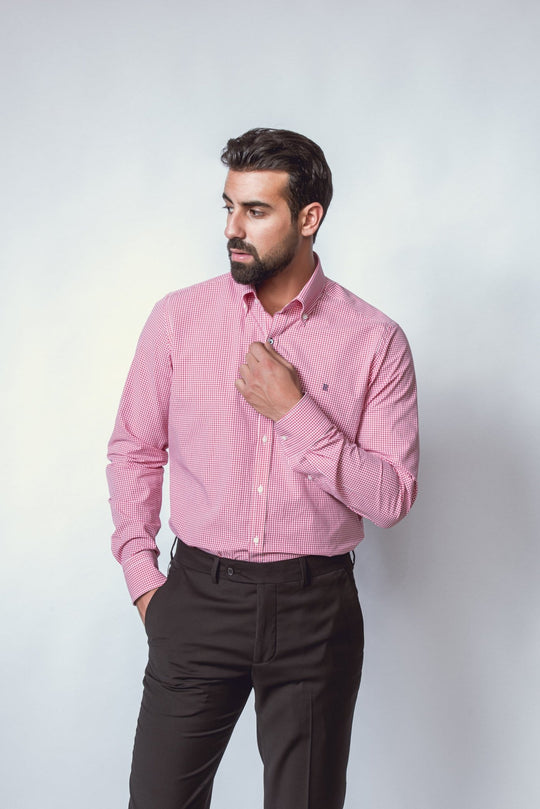 CHECKED SLIM FIT SHIRT - Roban
