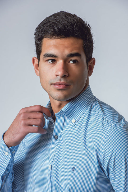 CHECKED SLIM FIT SHIRT - Roban