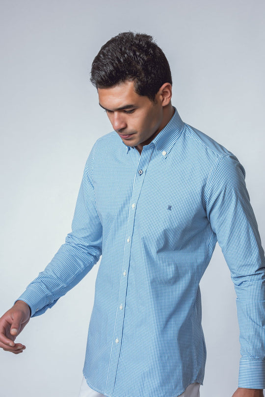 CHECKED SLIM FIT SHIRT - Roban