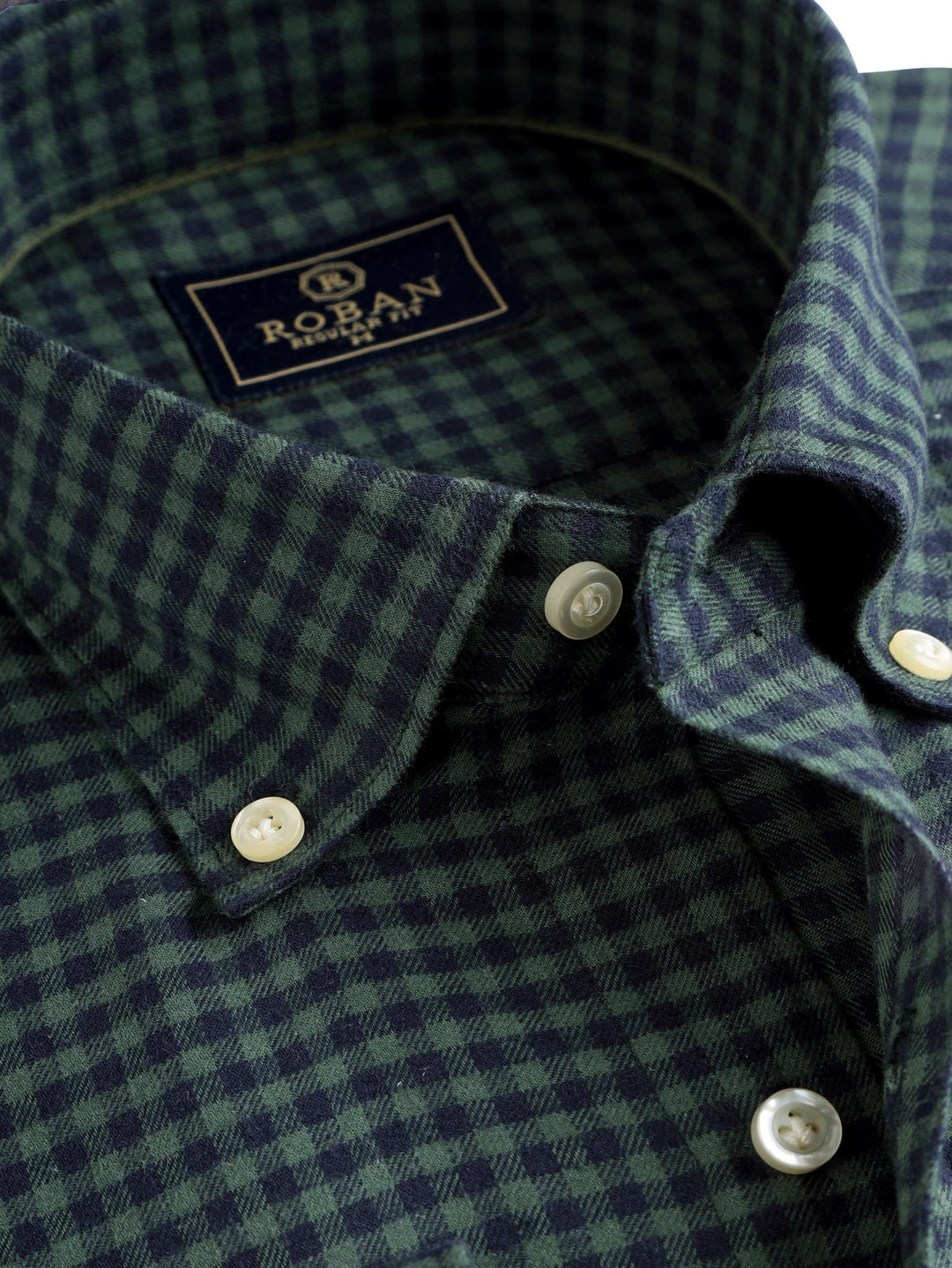 CHEKED FLANNEL REGULAR FIT SHIRT - Roban