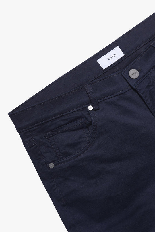 CONTEMPORARY FIT GABARDINE PANTS - Roban