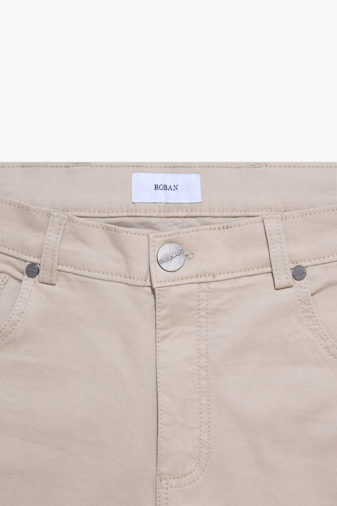 CONTEMPORARY FIT GABARDINE PANTS - Roban