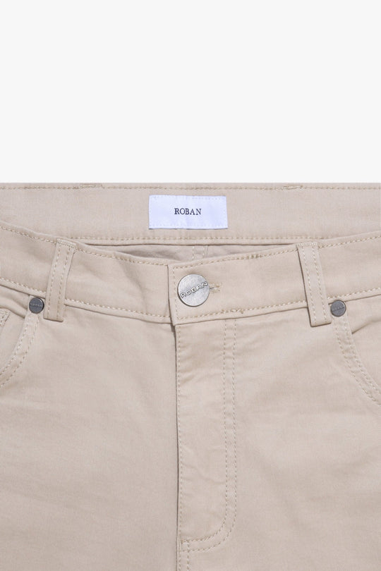 CONTEMPORARY FIT GABARDINE PANTS - Roban