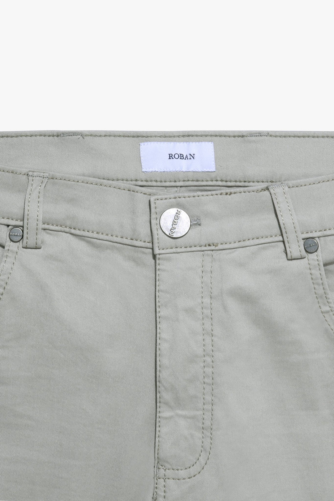 CONTEMPORARY FIT GABARDINE PANTS - Roban