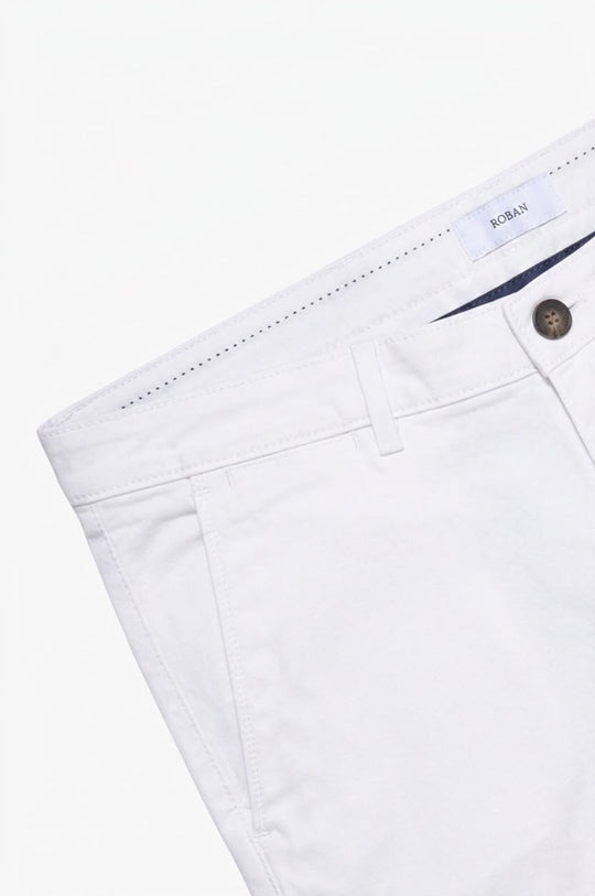 CONTEMPORARY FIT GABARDINE PANTS - Roban
