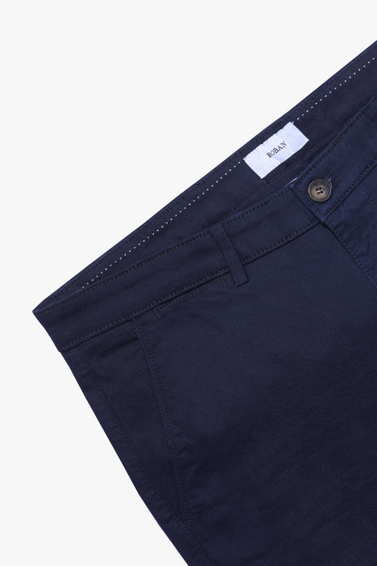 CONTEMPORARY FIT GABARDINE PANTS - Roban