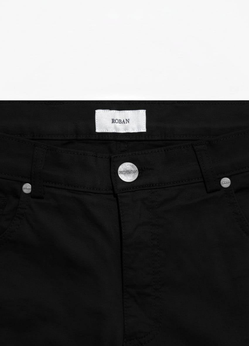 CONTEMPORARY FIT GABARDINE PANTS - Roban