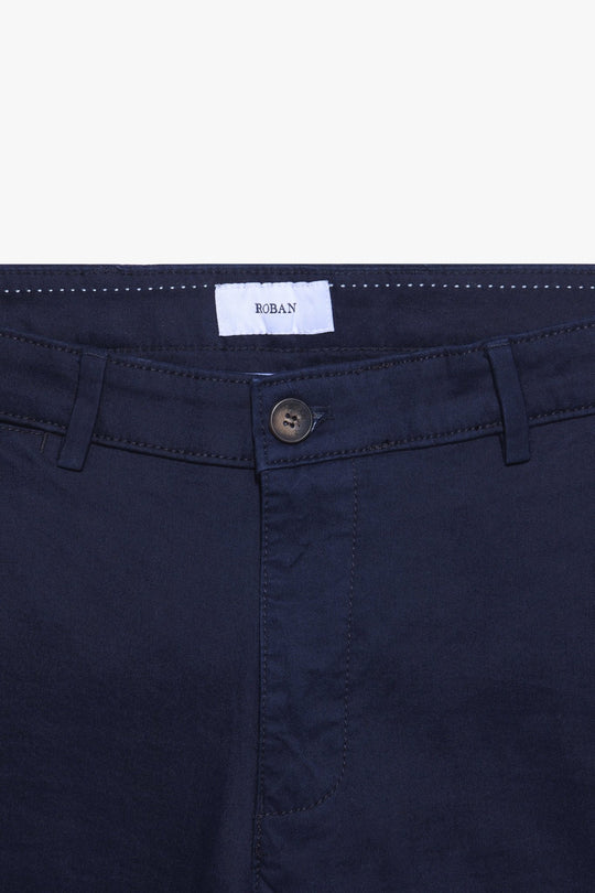 CONTEMPORARY FIT GABARDINE PANTS - Roban
