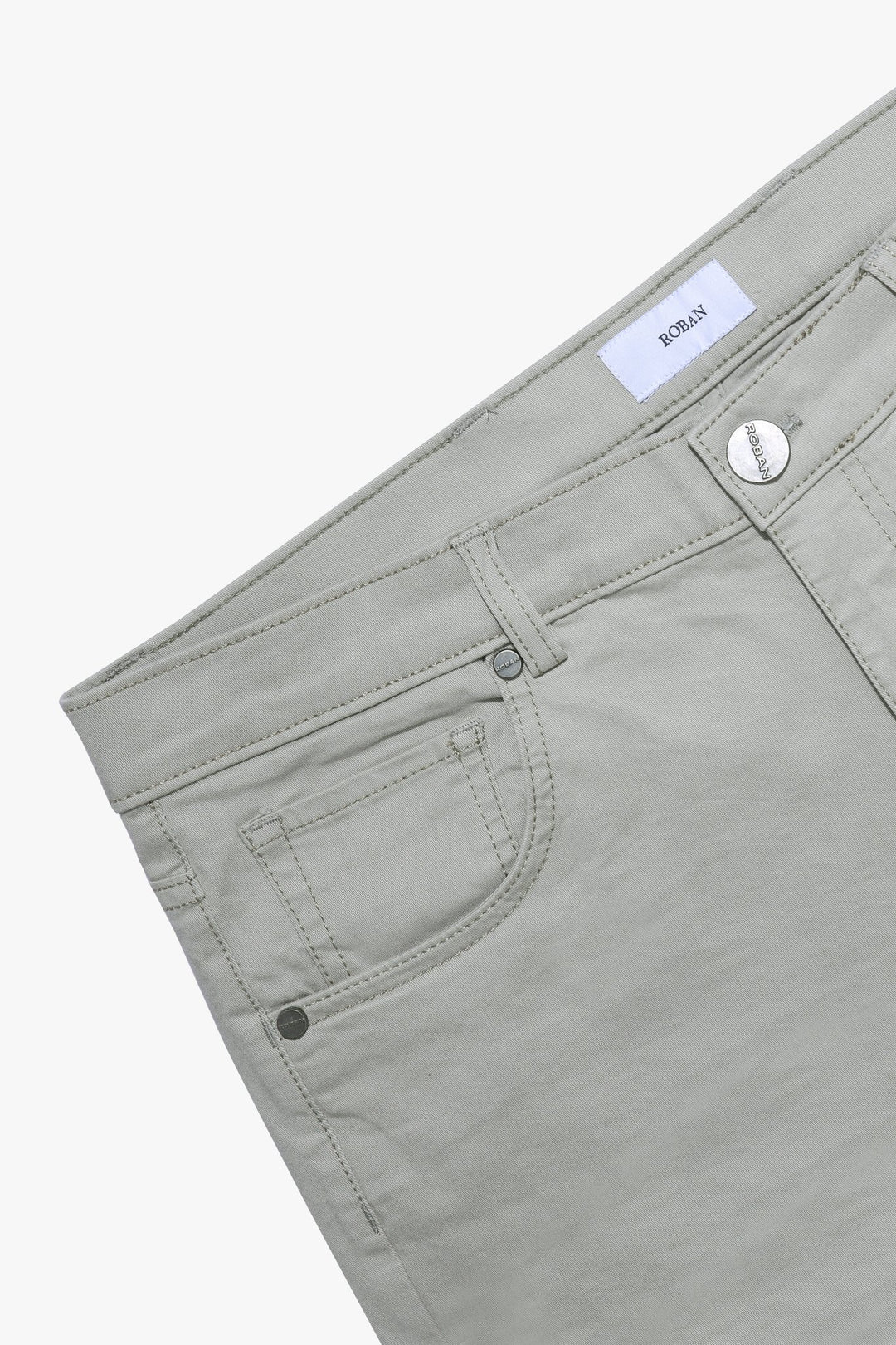 CONTEMPORARY FIT GABARDINE PANTS - Roban