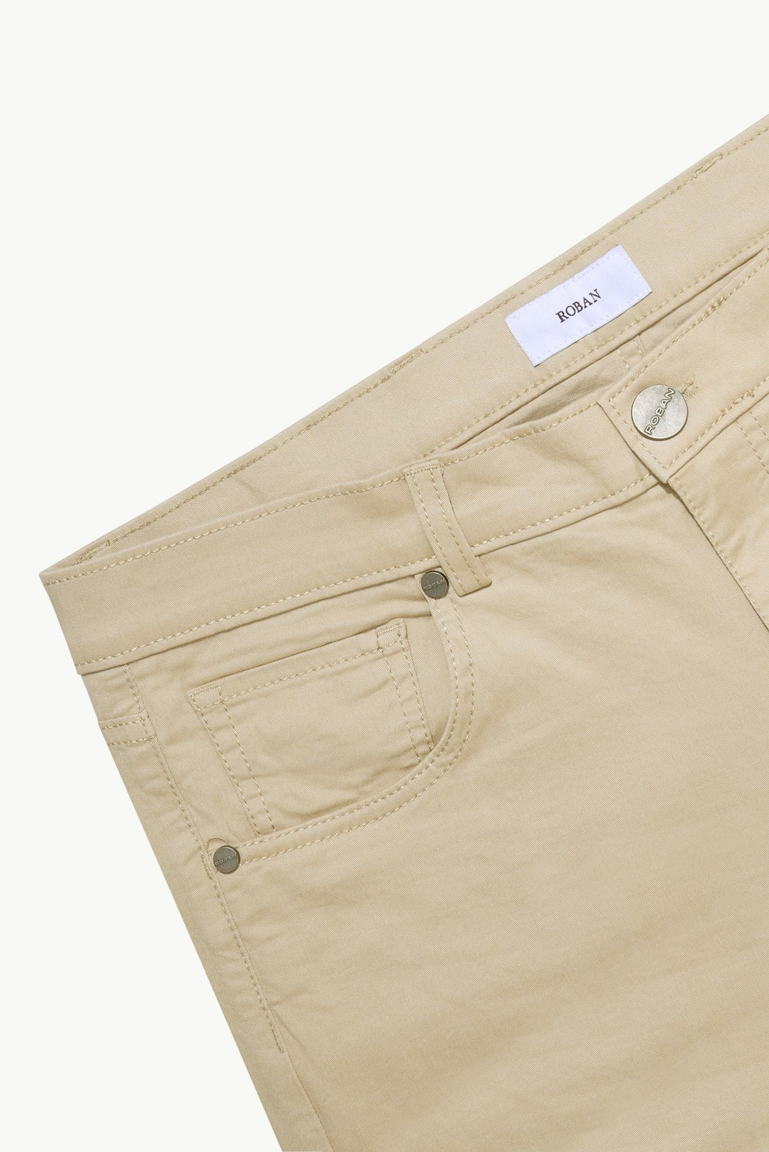 CONTEMPORARY FIT GABARDINE PANTS - Roban