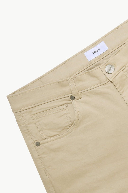 CONTEMPORARY FIT GABARDINE PANTS - Roban