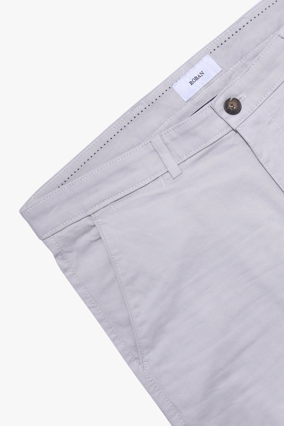 CONTEMPORARY FIT GABARDINE PANTS - Roban