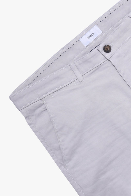 CONTEMPORARY FIT GABARDINE PANTS - Roban