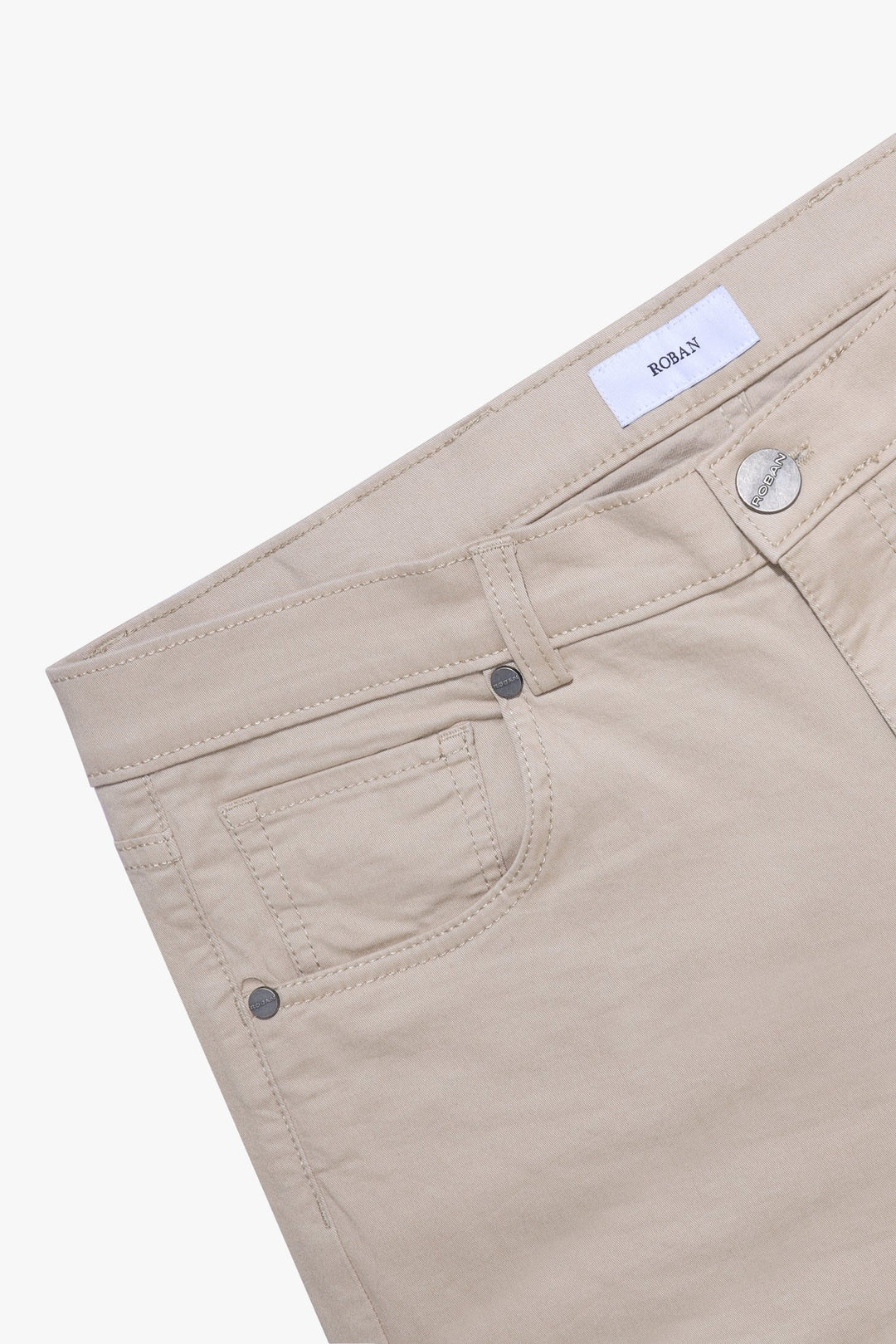 CONTEMPORARY FIT GABARDINE PANTS - Roban