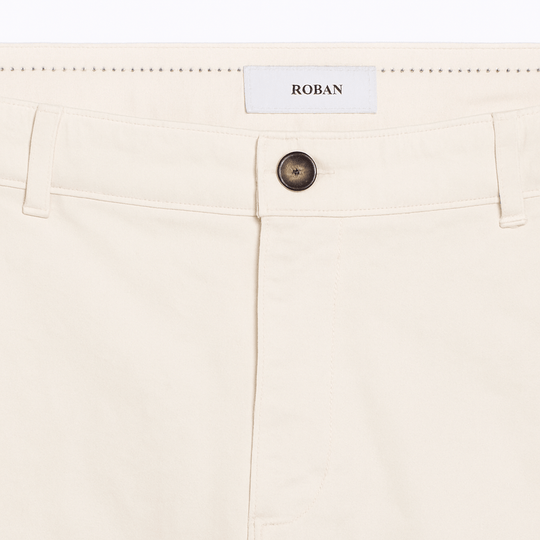 CONTEMPORARY FIT GABARDINE PANTS - Roban